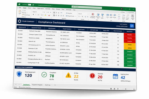 Industrial Equipment & Regulatory Compliance Tracker