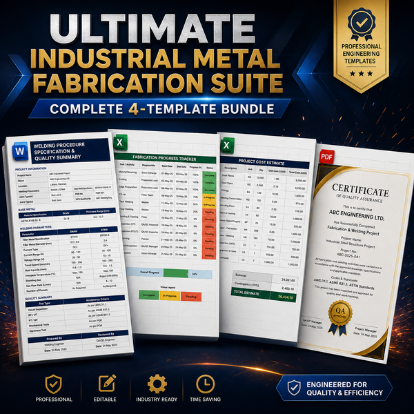 Ultimate Industrial Metal Fabrication & Tank Manufacturing Suite
